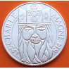 FRANCIA 100 FRANCOS 1990 REY CARLOMAGNO KM.982 MONEDA DE PLATA SC + IMPERFECCIONES France 100 Francs silver
