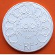 FRANCIA 100 FRANCOS 1992 JEAN MONNET KM.1120 MONEDA DE PLATA SC + IMPERFECCIONES France 100 Francs silver
