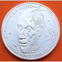 FRANCIA 100 FRANCOS 1992 JEAN MONNET KM.1120 MONEDA DE PLATA SC + IMPERFECCIONES France 100 Francs silver