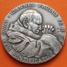 VATICANO MEDALLA DE PLATA 2005 PAPA JUAN PABLO II REZANDO RAICES CRISTIANAS DE EUROPA 40 gramos 44 mm.