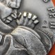 VATICANO MEDALLA DE PLATA 2005 PAPA JUAN PABLO II REZANDO RAICES CRISTIANAS DE EUROPA 40 gramos 44 mm.