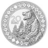1 acoin @ENVIO 20/ENE - CRISTAL DE SWAROVSKI@ AUSTRIA 20 EUROS 2022 OSO AMERICANO 5ª MONEDA PLATA Serie LOS OJOS DEL MUNDO