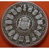 5 onzas x ESPAÑA 10000 PESETAS 1989 V CENTENARIO SERIE 1ª Cincuentin MONEDA DE PLATA ESTUCHE FNMT