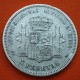 ESPAÑA 5 PESETAS 1871 * 18 75 DEM REY AMADEO I DE SABOYA y ESCUDO KM.666 MONEDA DE PLATA (DURO) Spain silver R/2