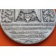@RARA@ ESPAÑA 1956 1856 MEDALLA CENTENARIO DEL BANCO DE ESPAÑA PLATA ESTUCHE 75 gramos 50 mm