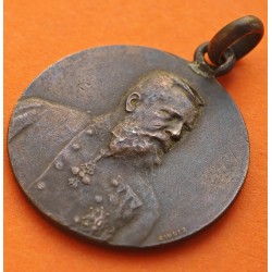 @BUSTO RARO@ ESPAÑA 1875 MEDALLA 3ª GUERRA CARLISTA ALFONSO XII A LOS EJERCITOS EN OPERACIONES