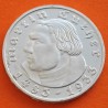 . @ESPECTACULAR@ ALEMANIA 2 MARCOS 1933 D MARTIN LUTHER KM.79 III REICH NAZI @RARA@ MONEDA DE PLATA 2 Reichsmark silver