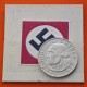 . @ESPECTACULAR@ ALEMANIA 2 MARCOS 1933 D MARTIN LUTHER KM.79 III REICH NAZI @RARA@ MONEDA DE PLATA 2 Reichsmark silver