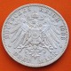 . @PRECIOSA@ Reino de PRUSIA - ALEMANIA 3 MARCOS 1908 A WILHELM II DREI MARK KM.527 MONEDA DE PLATA Germany 3 Marks