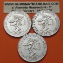 . 1 moneda x MEXICO 25 PESOS 1968 INDIO AZTECA y PELOTA XIX JUEGOS OLIMPICOS KM.479.1 PLATA MBC silver 0,52 ONZAS OZ R/3