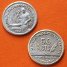 . 1 Moneda @LUJO@ x SANTANDER PALENCIA y BURGOS 50 CENTIMOS 1937 TRABAJADOR NICKEL España GUERRA CIVIL Ref/5