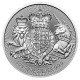 . @VER FOTOS@ 1º AÑO DE EMISIÓN x INGLATERRA 2 LIBRAS 2019 LEON y UNICORNIO MONEDA DE PLATA 2 Pounds silver ROYAL ARMS Onza Oz