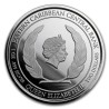 SAINT KITTS & NEVIS 2 DOLARES 2018 PELICANO y VELEROS MONEDA DE PLATA silver ONZA OZ OUNCE Christopher