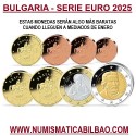 . @MÁS BARATAS A PARTIR DEL 17/ENERO@ BULGARIA MONEDAS EURO 2026 SC 1+2+5+10+20+50 Céntimos + 1 EURO + 2 EUROS 2026
