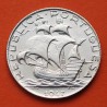 @ESCASA@ PORTUGAL 2,50 ESCUDOS 1947 CARABELA KM.580 MONEDA DE PLATA EBC- República Portuguesa silver