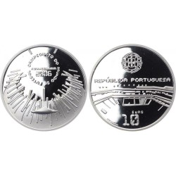 PORTUGAL 10 EUROS 2006 FIFA MUNDIAL DE FUTBOL EN ALEMANIA MONEDA DE PLATA SC- silver 0,43 ONZAS
