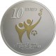 @BAÑO DE ORO@ IRLANDA 10 EUROS 2003 PARAOLIMPIADA MONEDA DE PLATA PROOF Ireland Eire 0,85 ONZAS