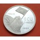 ITALIA ECU 1992 BANCO CENTRAL - TRATADO DE ROMA MONEDA DE PLATA PROOF 39 mm 0,74 onzas Tirada 7500