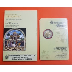 @RARA@ SAN MARINO 2 EUROS 2013 BERNARDINO il PINTURICCHIO SC MONEDA CONMEMORATIVA EN ESTUCHE OFICIAL COINCARD