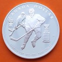 CANADA 1 DOLAR 1993 STANLEY CUP HOCKEY SOBRE HIELO KM.235 MONEDA DE PLATA PROOFLIKE Silver $1 Dollar