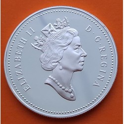 CANADA 1 DOLAR 1993 STANLEY CUP - HOCKEY SOBRE HIELO KM.235 MONEDA DE PLATA PROOF Silver $1 Dollar