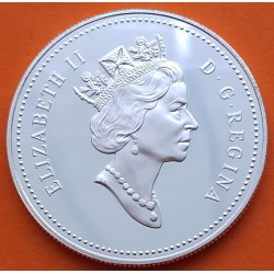 CANADA 1 DOLAR 1991 BARCO DE VAPOR FRONTENAC 175 ANIVER. KM.179 MONEDA DE PLATA PROOF Silver Dollar