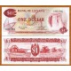 GUYANA 1 DOLAR 1989 CATARATAS KAIETEUR y AGRICULTORES Pick 21F BILLETE SC 1 Dollar UNC BANKNOTE