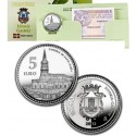 ESPAÑA 5 EUROS 2012 Ciudad de VITORIA - CATEDRAL DE SANTA MARIA MONEDA DE PLATA ESTUCHE FNMT CAPSULA