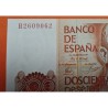 . 1 Billete CAPICUA y NUEVO x España 200 PESETAS 1980 LEOPOLDO ALAS CLARIN XXXXXXXX Pick 156 BILLETE SC Spain banknote