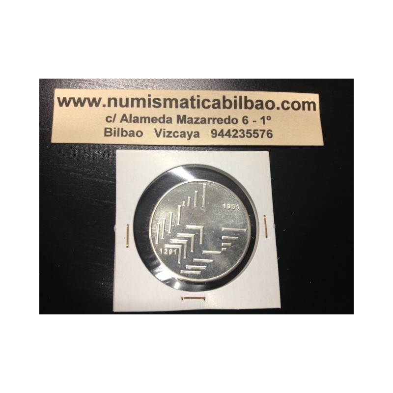 . @ESCASA@ SUIZA 20 FRANCOS 1991 CONFEDERACION HELVETICA 700 ANIVERSARIO KM.70 MONEDA DE PLATA SC Switzerland