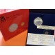 . 2 monedas x ESPAÑA 10 EUROS 2007 PLATA + ESPAÑA 20 EUROS 2007 ORO COLUMNARIO AÑO EN CHINA ESTUCHE FNMT CERTIFICADO