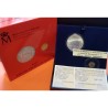 2 monedas x ESPAÑA 10 EUROS 2007 PLATA + 20 EUROS 2007 ORO COLUMNARIO AÑO EN CHINA PLATA ESTUCHE FNMT