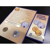 ESPAÑA CARTERA FNMT 2000 PESETAS 2001 + 100 PESETAS ULTIMA EMISION DE LA PESETA MONEDA DE PLATA SC ESTUCHE OFICIAL FNMT