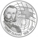 SUIZA 20 FRANCOS 2010 B HENRY DUNANT CRUZ ROJA FUNDADOR MONEDA DE PLATA SC Switzerland 20 Francs