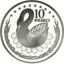 IRLANDA 10 EUROS 2004 AMPLIACIÓN DE LA UNIÓN EUROPEA KM.42 MONEDA DE PLATA PROOF Ireland Eire silver coin 0,85 ONZAS