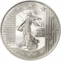 FRANCIA 1,50 EUROS 2003 LA SEMBRADORA SEMEUSE KM.1338 MONEDA DE PLATA PROOF France SAERIN silver 0,65 ONZAS