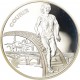 FRANCIA 1,50 EUROS 2003 CORREDOR MUNDIAL DE ATLETISMO KM.1996 MONEDA DE PLATA PROOF 1-1/2 Courir 0,65 ONZAS