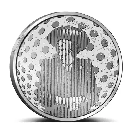 HOLANDA 5 EUROS 2005 REINA BEATRIZ 60 ANIV. 2ª GUERRA MUNDIAL WWII KM.254 MONEDA DE PLATA SC The Netherlands 0,37 ONZAS