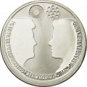 HOLANDA 10 EUROS 2002 BODA REAL DEL PRINCIPE GUILLERMO y MAXIMA MONEDA DE PLATA SC ROYAL WEDDING 0,53 ONZAS