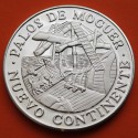 MEXICO 1 ONZA 1990 NUEVO CONTINENTE PALOS DE MOGUER - COLUMNARIO MEDALLA DE PLATA PURA 999 Mejico silver OZ MONEDA