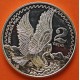 @OFERTA@ MEXICO 2 ONZAS 1990 aprox. CALENDARIO AZTECA MEDALLA DE PLATA PURA 999 SC Troy Oz CÁPSULA