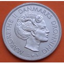DINAMARCA 1 KRONE 1976 BB REINA MARGARITA II KM.862.2 MONEDA DE NICKEL SC- Denmark 1 Corona