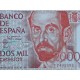 ESPAÑA 2000 PESETAS 1980 JUAN RAMON JIMENEZ Serie P Pick 159 BILLETE SIN CIRCULAR SC Spain UNC BANKNOTE