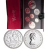 CANADA 1978 PRESTIGE SET 1+5+10+25+50 Centavos + 1 Dolar CANOA Nickel + 1 DOLAR 1978 EDMONTON GAMES PLATA 7 monedas