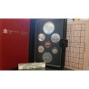 CANADA 1981 PRESTIGE SET 1+5+10+25+50 Centavos + 1 Dolar CANOA Nickel + 1 DOLAR 1981 RAILWAY TREN FERROCARRIL PLATA 7 monedas