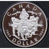 CANADA 1994 PRESTIGE SET 1+5+10+25+50 Centavos + 1 Dolar GANSO Latón + 1 DOLAR 1994 TEAM PATROL TRINEO PLATA 7 monedas