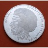 HOLANDA 50 GULDEN 1990 REINA BEATRIZ y BUSTOS DE 4 REINAS KM.214 MONEDA DE PLATA SC + IMPERFECCIONES The Netherlands