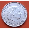 HOLANDA 1 GULDEN 1966 REINA JULIANA KM.184 MONEDA DE PLATA EBC The Netherlands silver coin