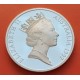1 onza x AUSTRALIA 5 DOLARES 1997 BARCO DE VAPOR - ISABEL II KM.545 MONEDA DE PLATA PROOF River Steamboat