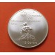 CANADA 5 DOLARES 1974 XXI OLIMPIADA DE MONTREAL 76 INDIO EN CANOA KM.92 MONEDA DE PLATA SC 0,72 ONZAS